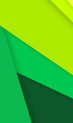 Green Materialdesign screenshot #1 240x400
