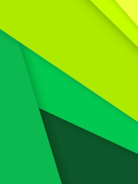Green Materialdesign screenshot #1 480x640
