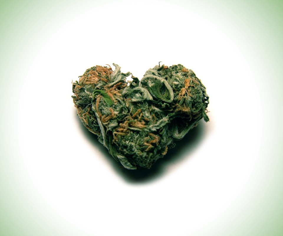 Fondo de pantalla I Love Weed Marijuana 960x800