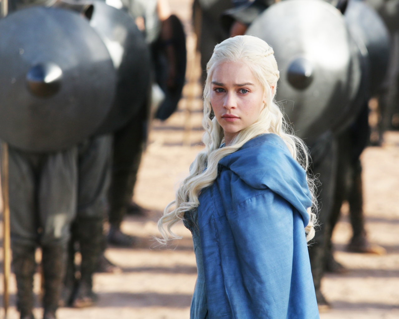 Sfondi Emilia Clarke In Game Of Thrones 1280x1024