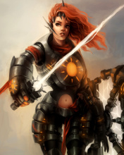 Fondo de pantalla Warrior  Woman with Sword 176x220