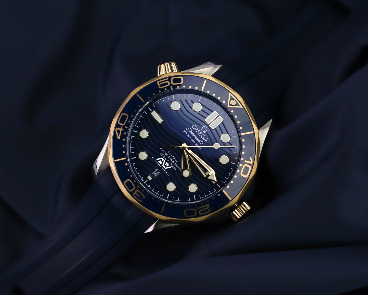 Das Mens Omega Seamaster Watches Wallpaper 1280x1024