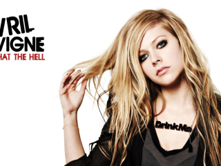 Fondo de pantalla Avril Lavigne 320x240
