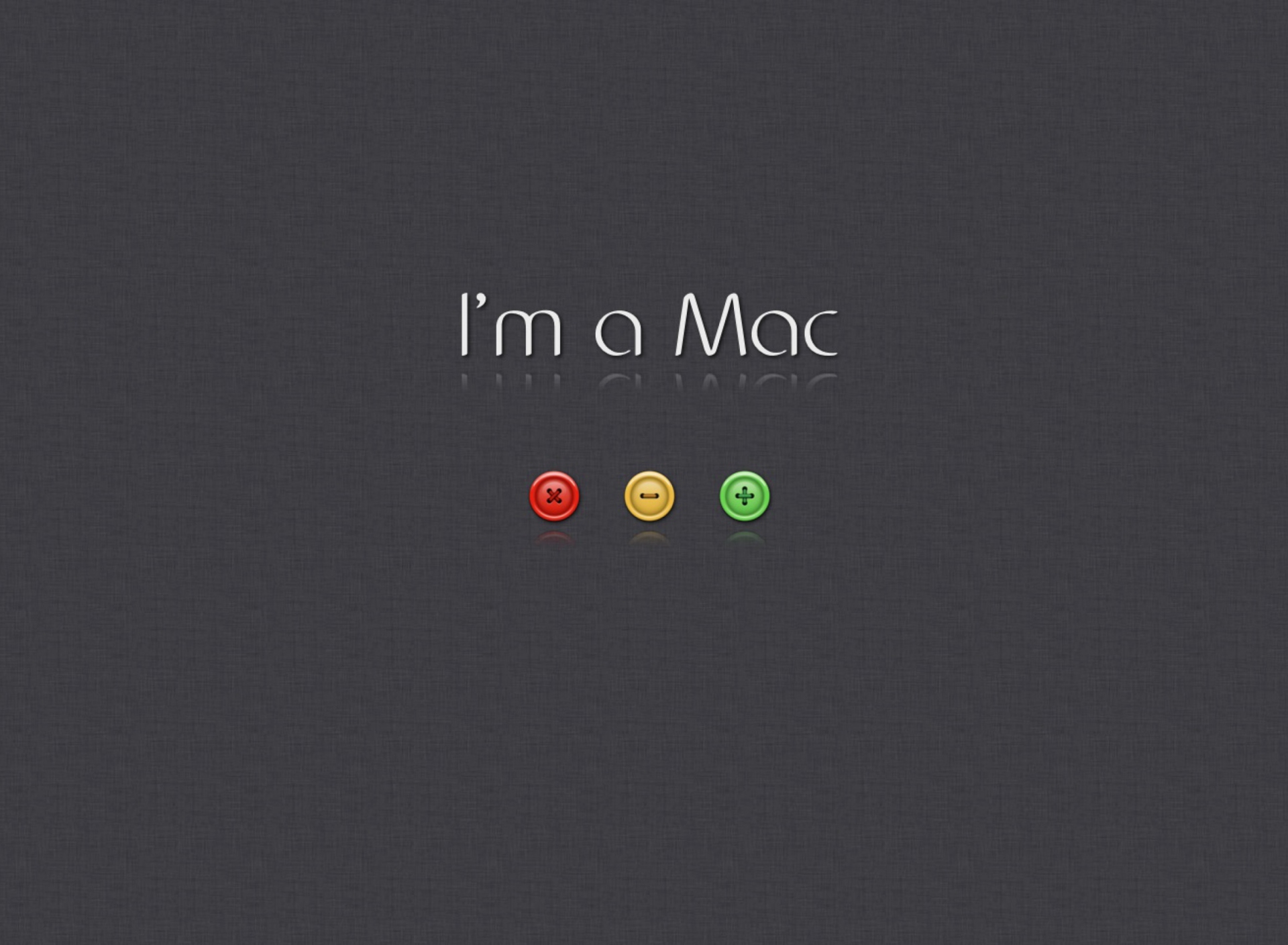 Das I'm A Mac Wallpaper 1920x1408