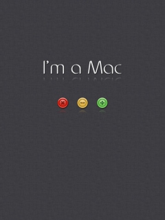 Обои I'm A Mac 240x320