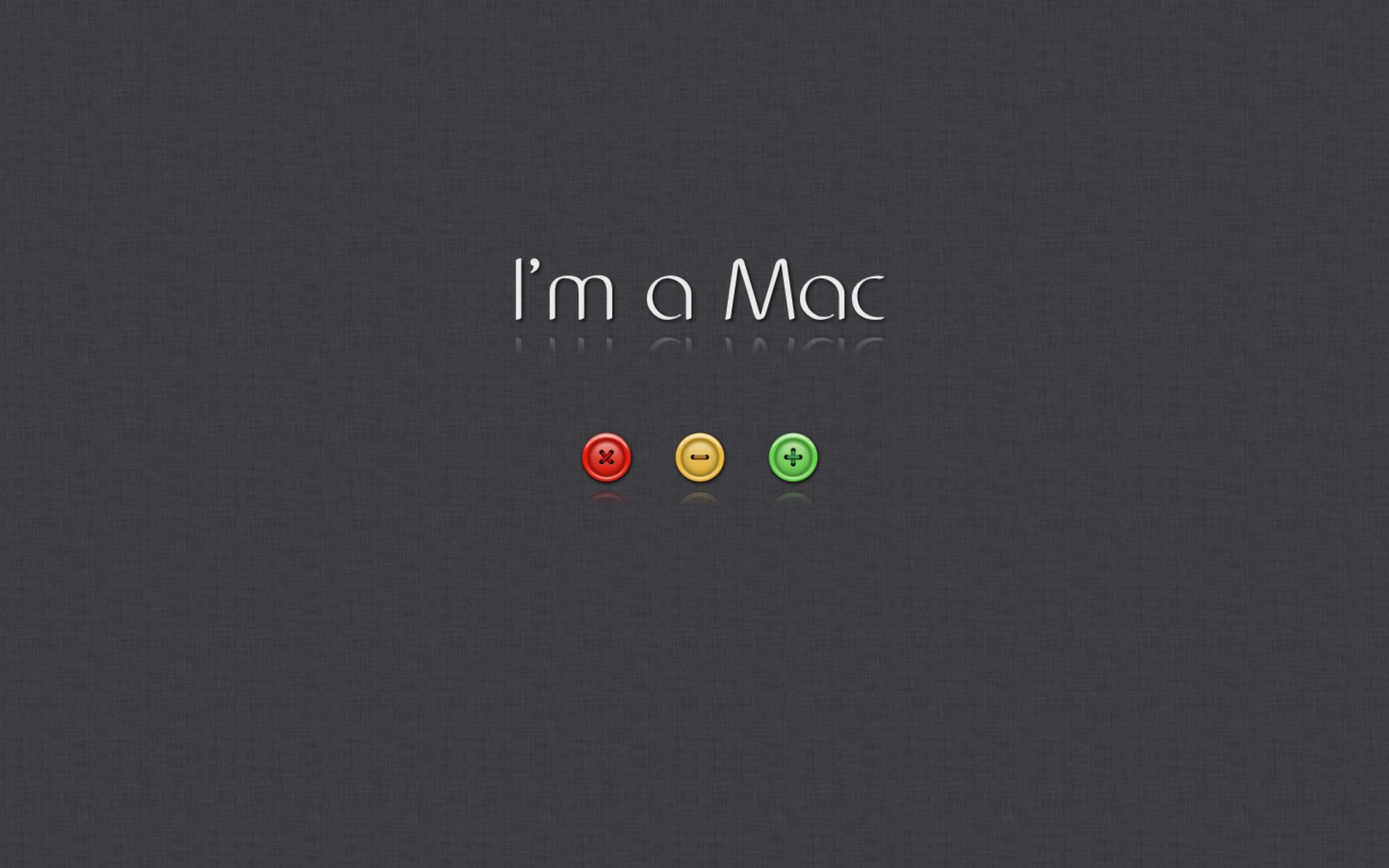 Das I'm A Mac Wallpaper 2560x1600