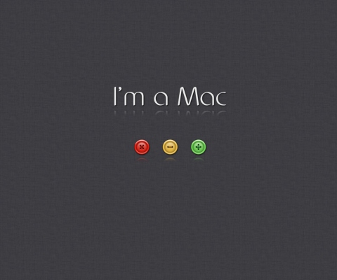 Fondo de pantalla I'm A Mac 480x400