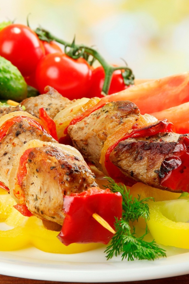 Shish kebab from pork recipe screenshot #1 640x960