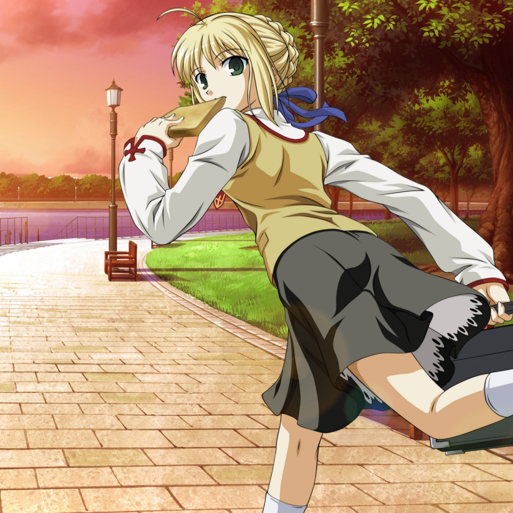 Fate stay night Saber Anime wallpaper 1024x1024