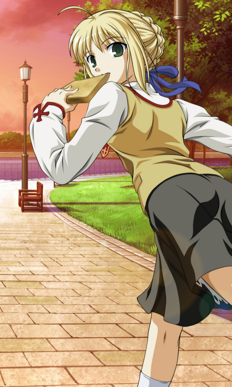 Fate stay night Saber Anime screenshot #1 768x1280