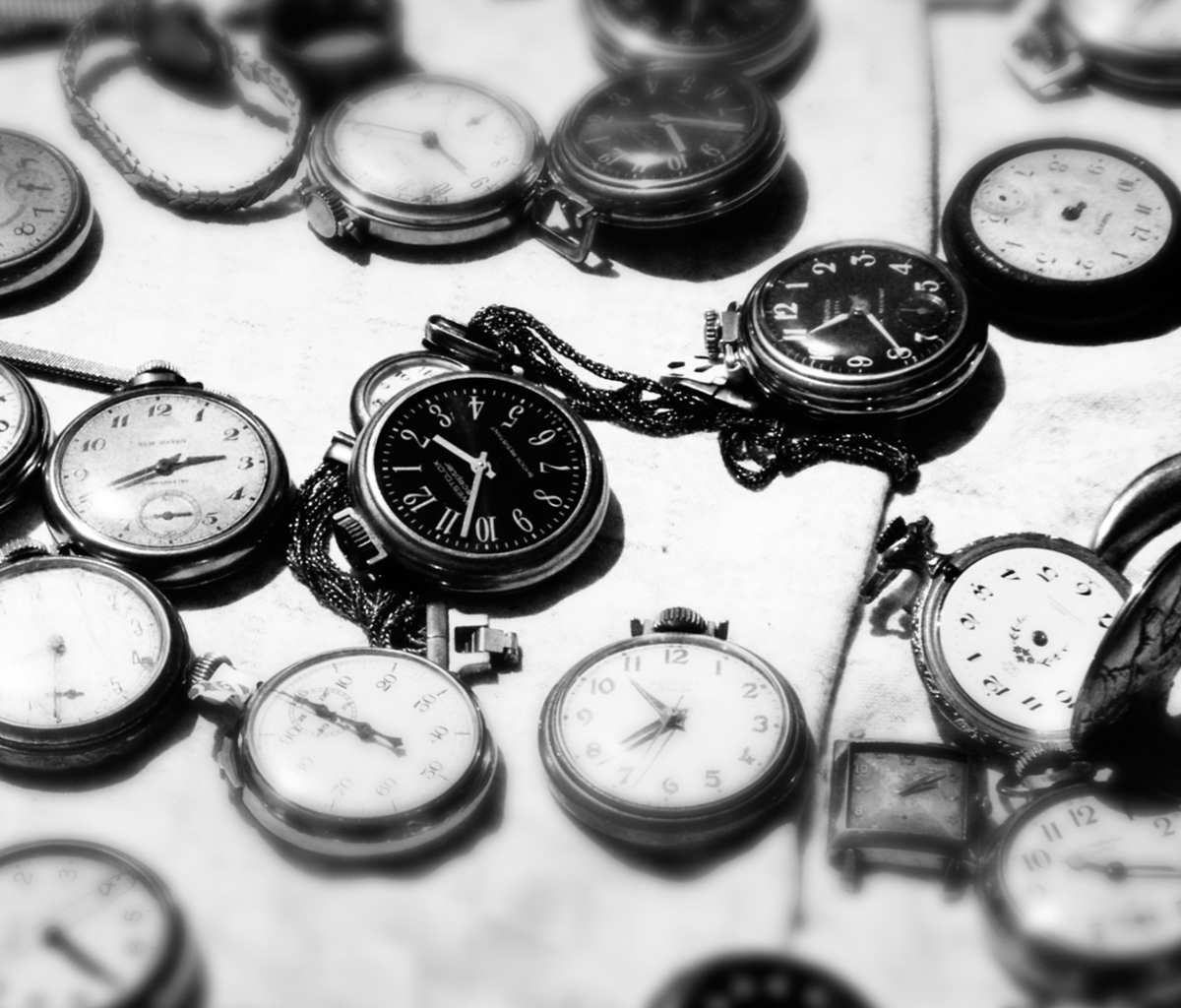 Vintage Pocket Watches wallpaper 1200x1024