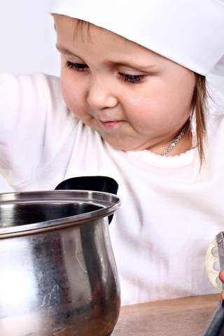 Young Chef wallpaper 320x480