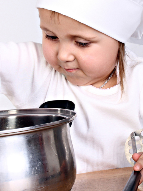 Young Chef wallpaper 480x640