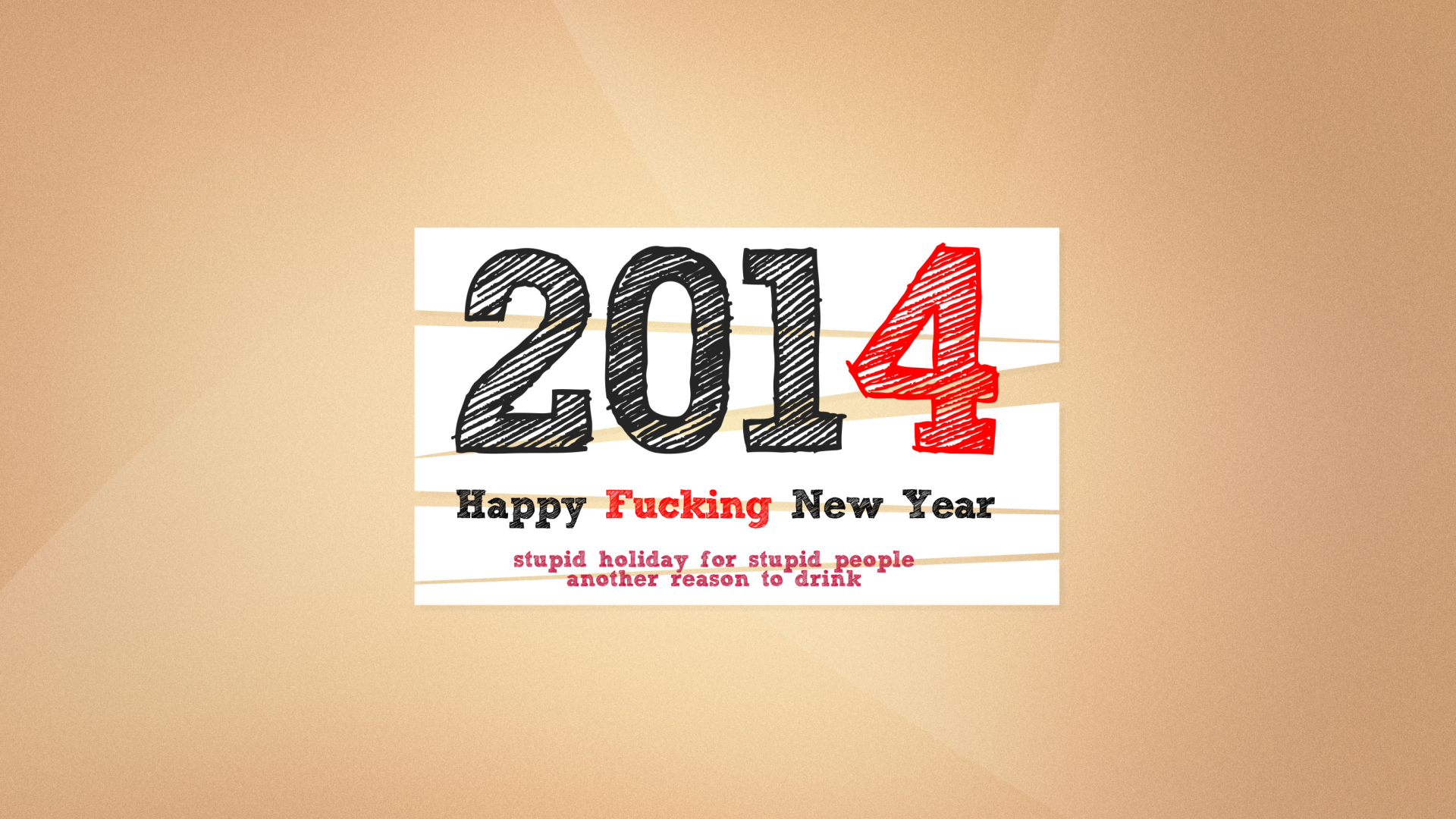 Das Happy New Year 2014 Holiday Wallpaper 1920x1080