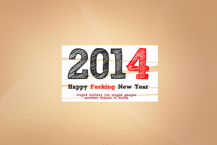 Das Happy New Year 2014 Holiday Wallpaper