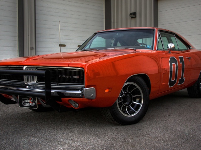 1969 Dodge Charger wallpaper 640x480