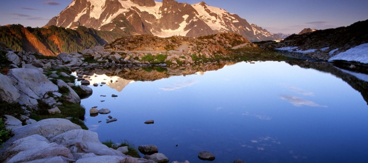 Mount Shuksan at Sunset - Washington screenshot #1 720x320