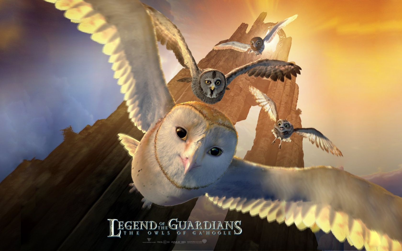 Fondo de pantalla Legend of the Guardians: The Owls of Ga'Hoole 1680x1050
