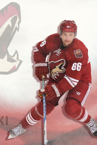 Screenshot №1 pro téma Wojtek Wolski Phoenix Coyotes 320x480