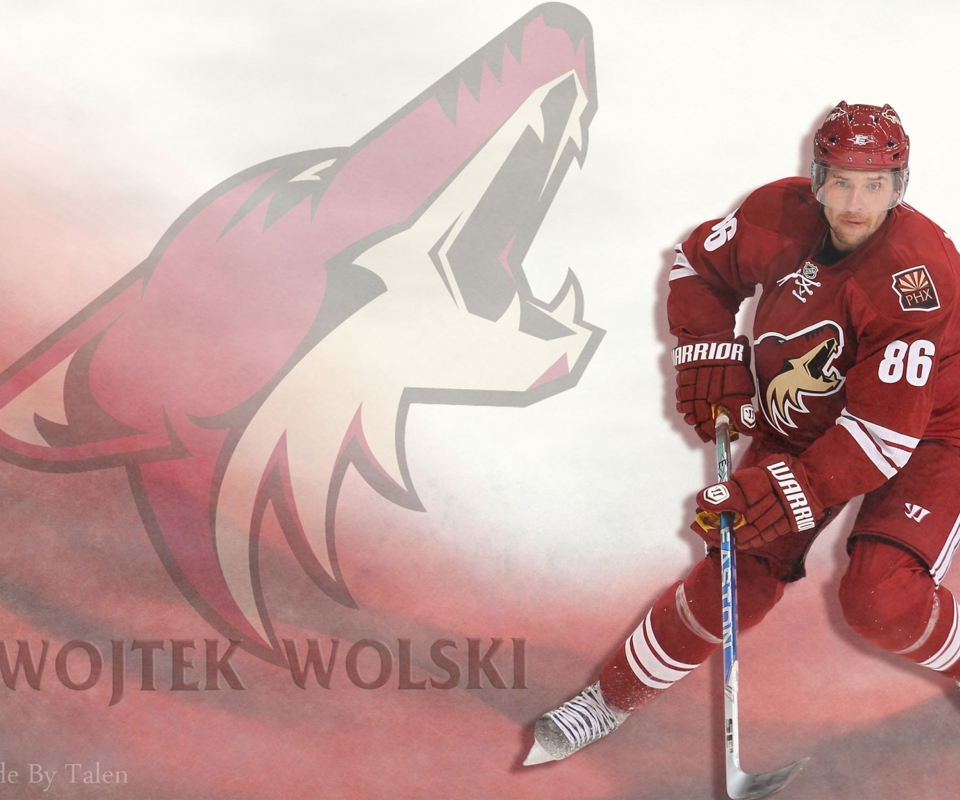 Обои Wojtek Wolski Phoenix Coyotes 960x800