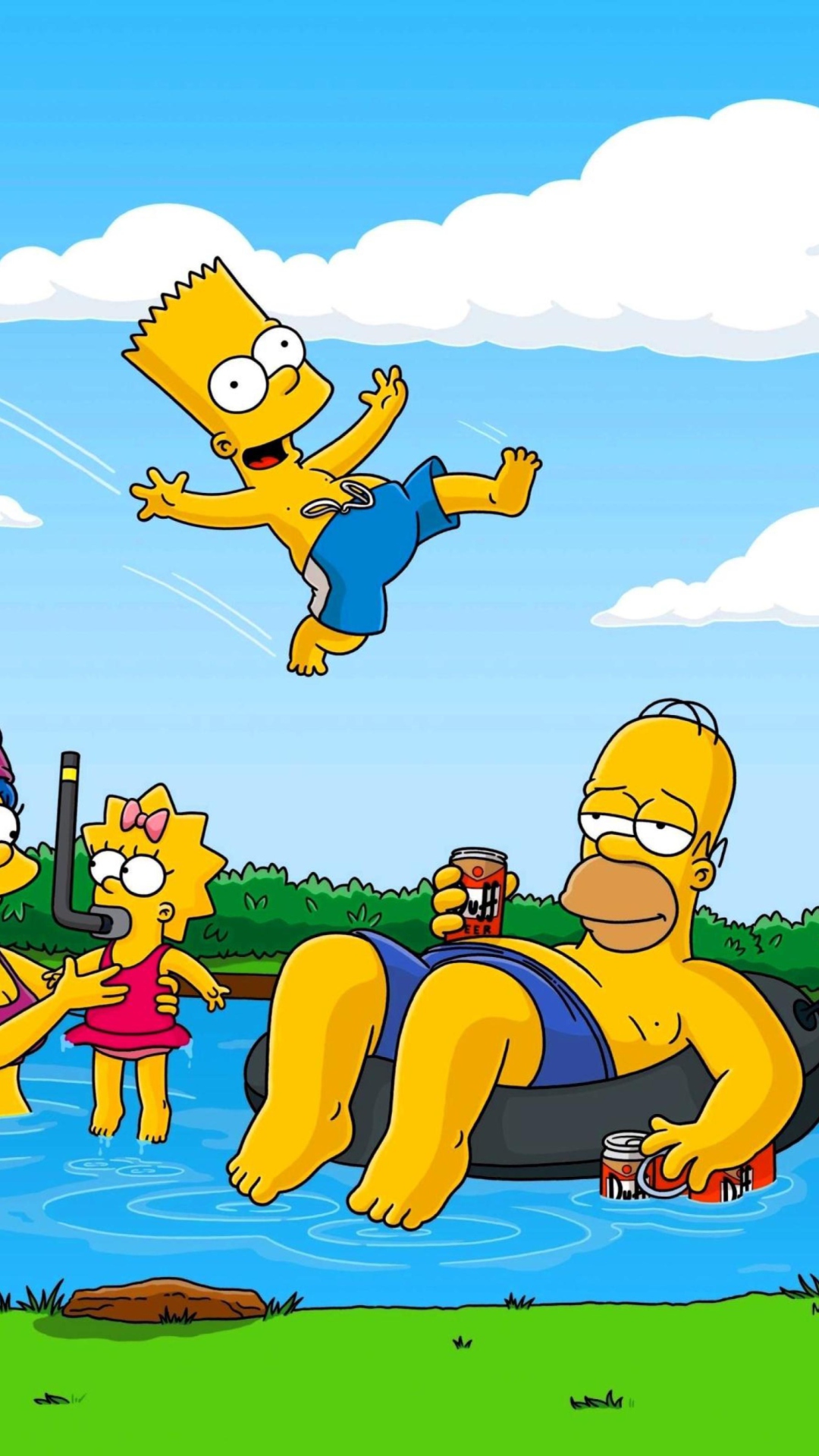 Das Simpsons Wallpaper 1080x1920