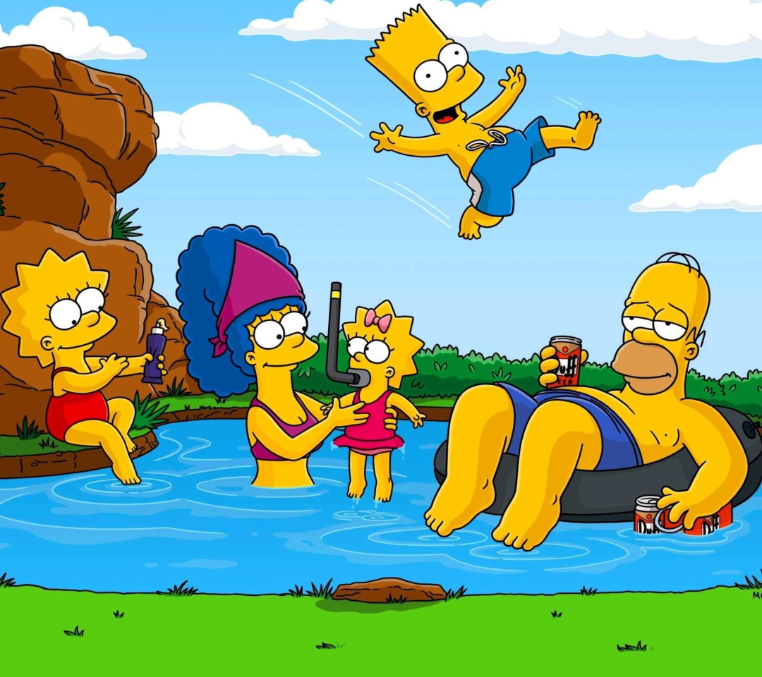 Simpsons wallpaper 1080x960