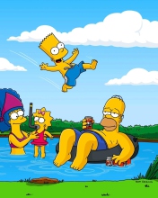 Das Simpsons Wallpaper 176x220