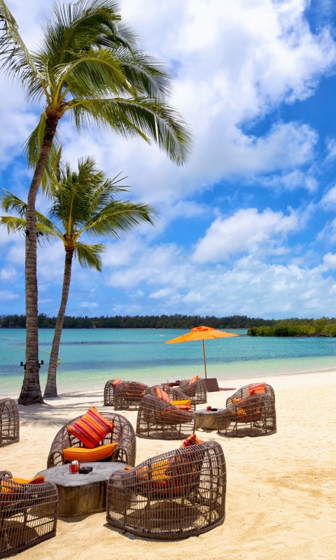 Fondo de pantalla Resort on Paradise Island 480x800