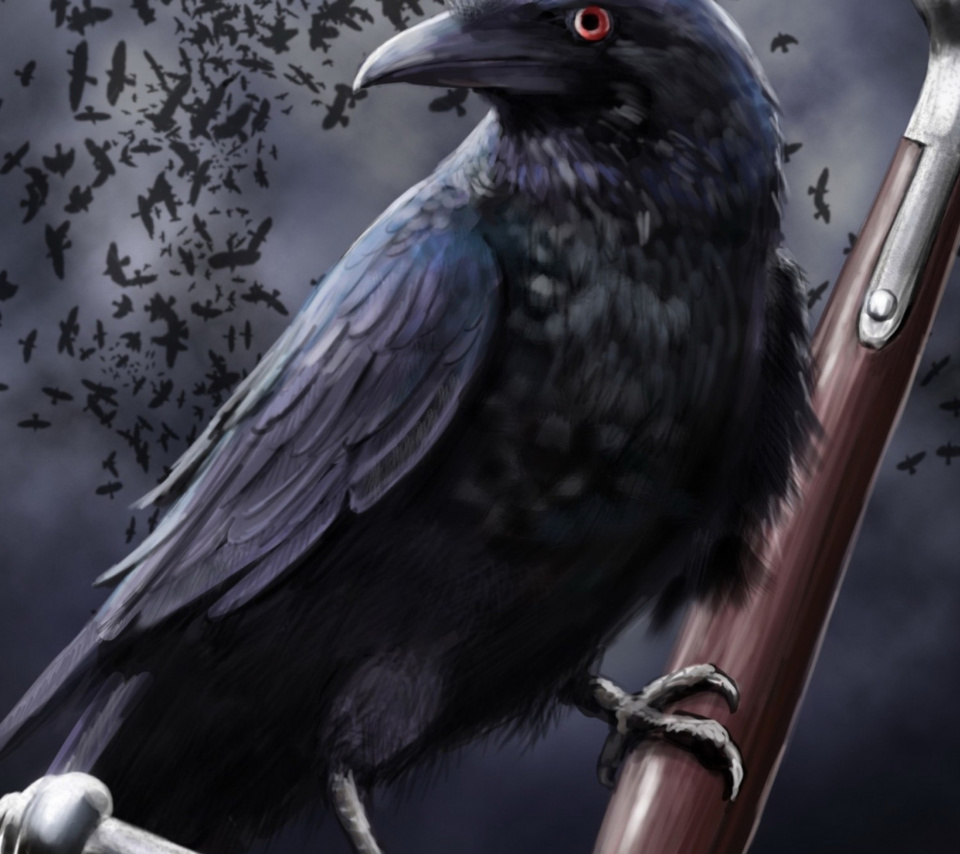 Das Raven Wallpaper 960x854