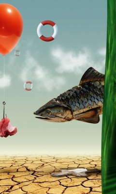 Fondo de pantalla Fish Fantasy 240x400