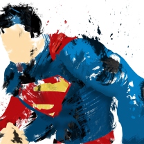 Das Superman Digital Art Wallpaper 208x208
