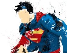 Das Superman Digital Art Wallpaper 220x176