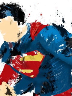 Das Superman Digital Art Wallpaper 240x320