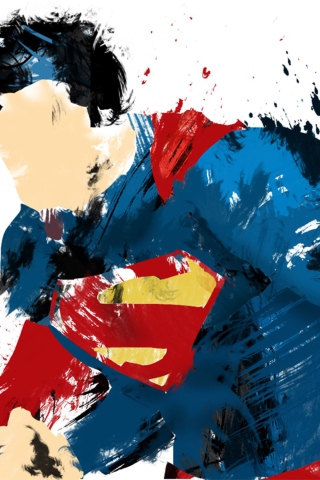 Das Superman Digital Art Wallpaper 320x480