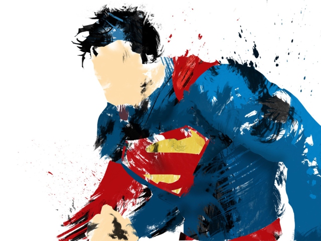 Das Superman Digital Art Wallpaper 640x480