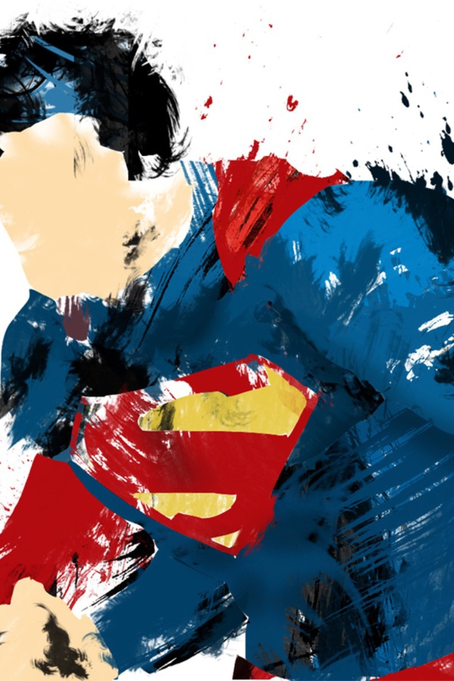 Das Superman Digital Art Wallpaper 640x960