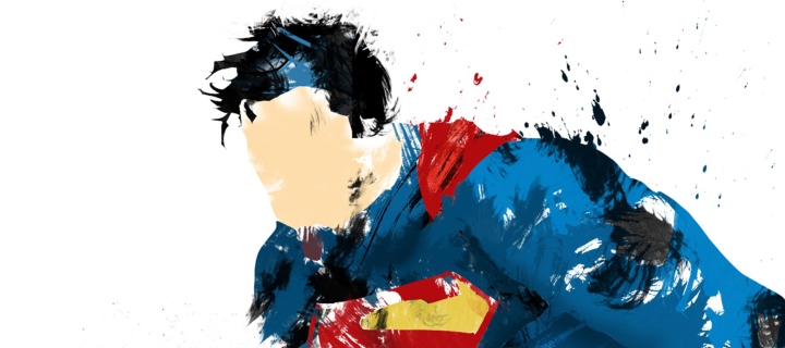 Обои Superman Digital Art 720x320
