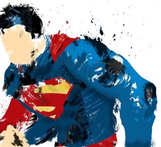 Superman Digital Art - Obrázkek zdarma pro iPad mini