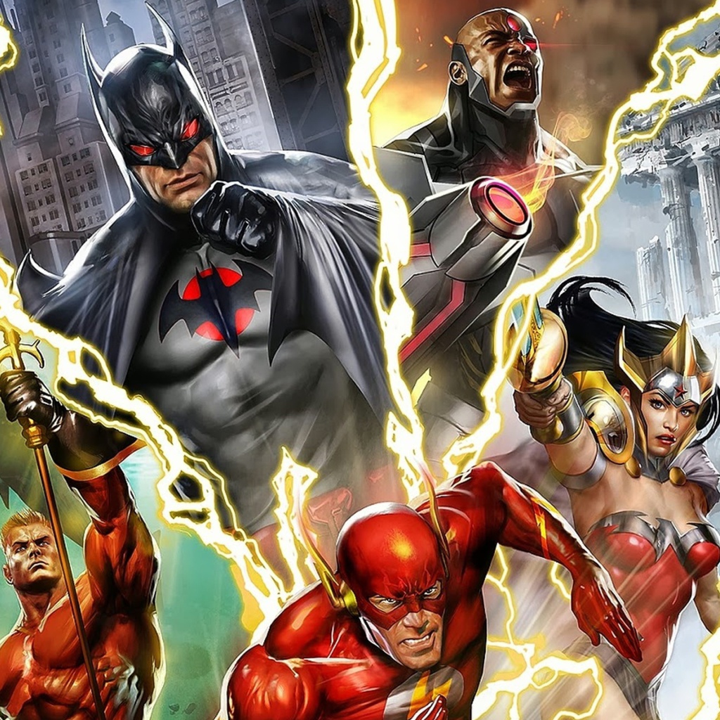 Das Justice League: The Flashpoint Paradox Wallpaper 1024x1024