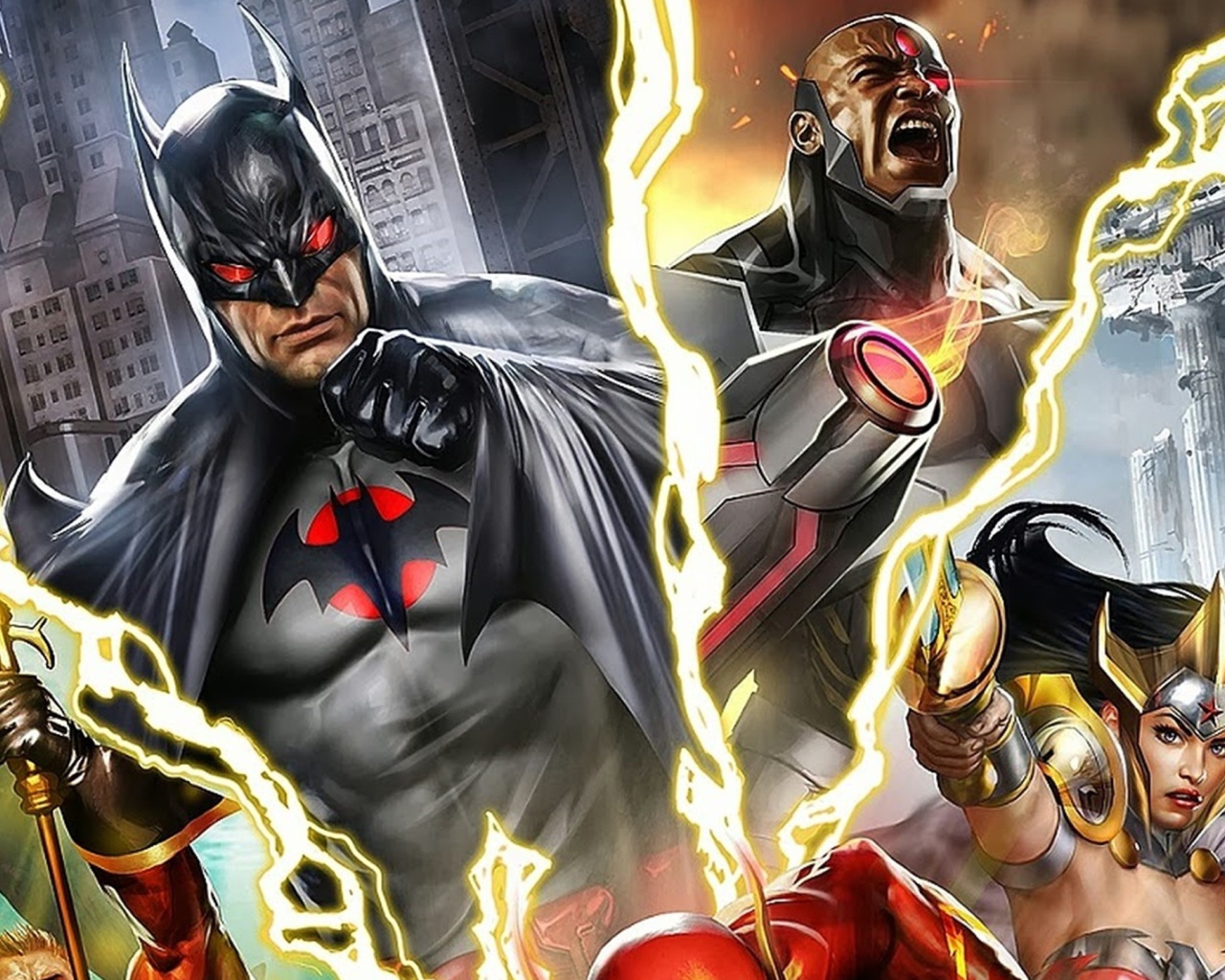 Sfondi Justice League: The Flashpoint Paradox 1280x1024