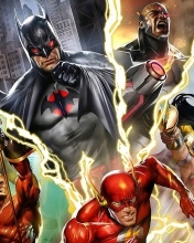 Das Justice League: The Flashpoint Paradox Wallpaper 176x220