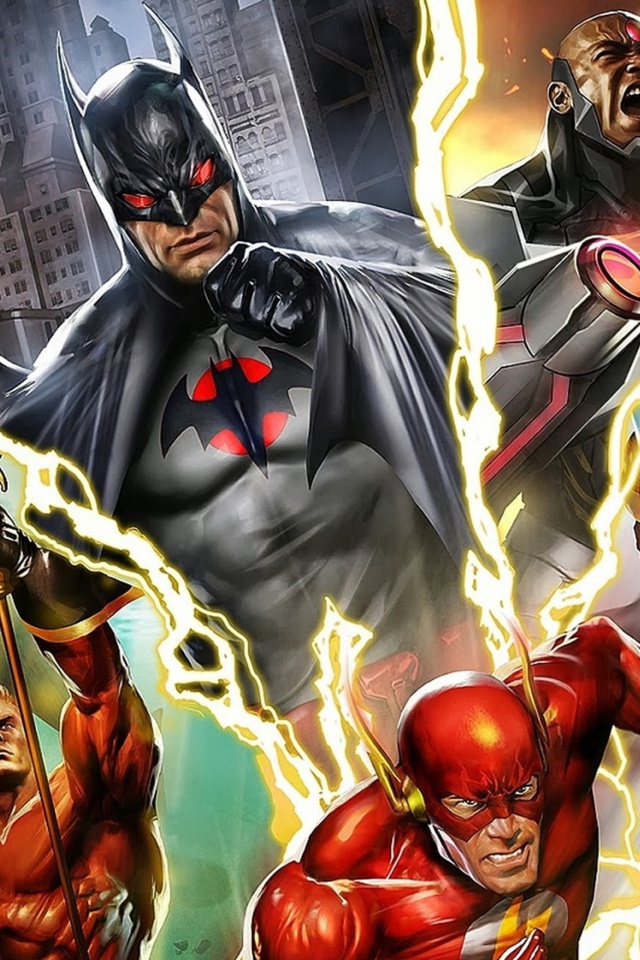 Das Justice League: The Flashpoint Paradox Wallpaper 640x960