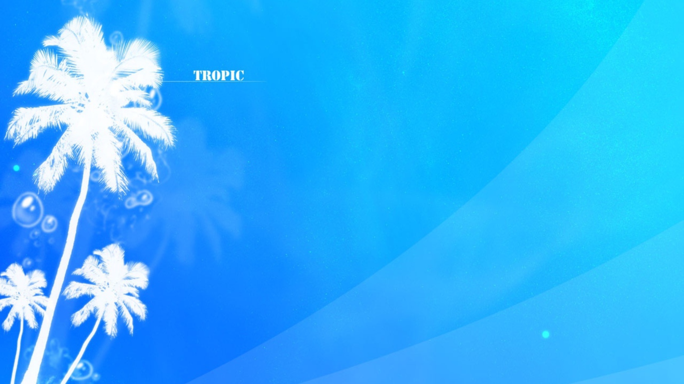 Screenshot №1 pro téma Tropic Abstract 1366x768