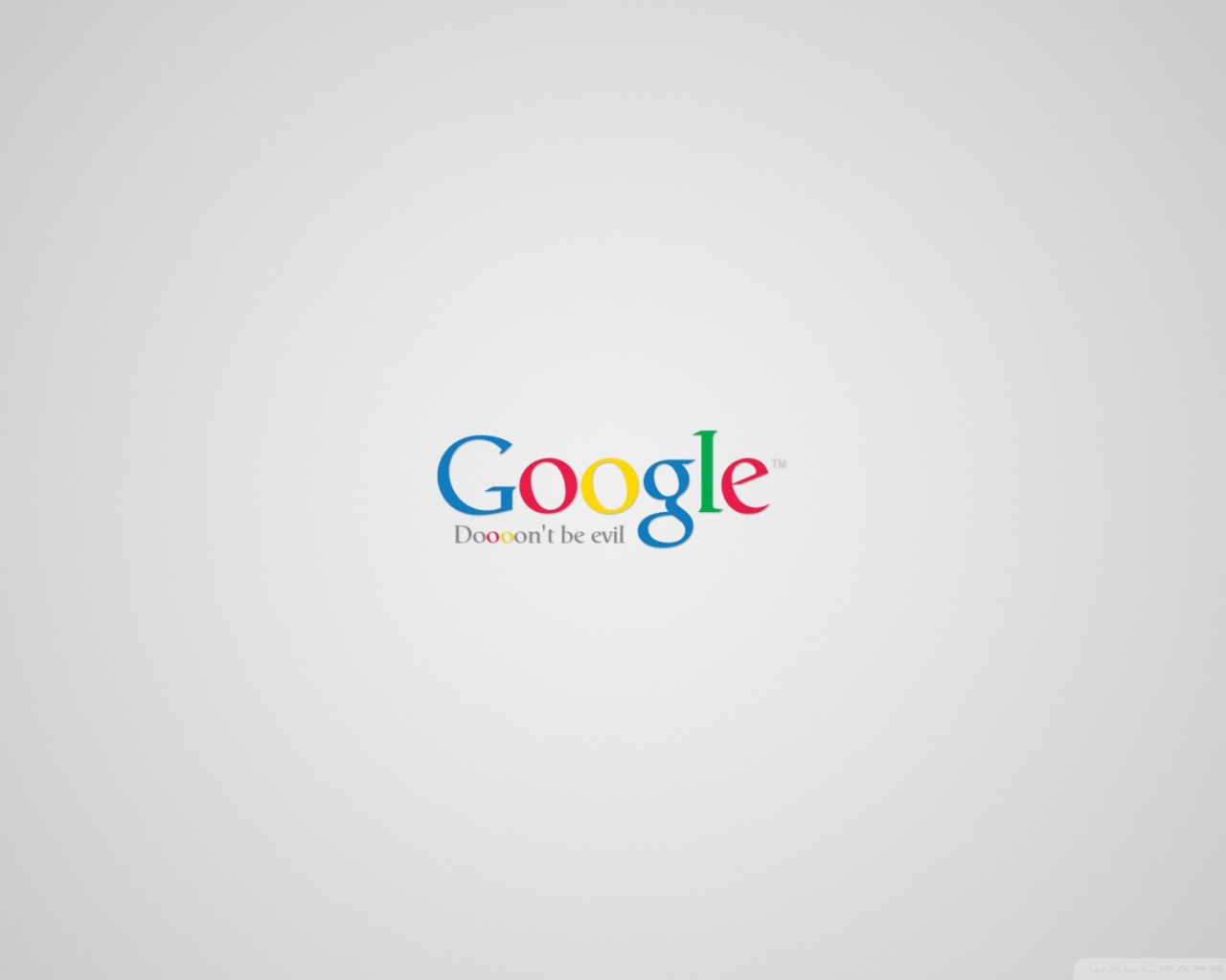 Google - Don't be evil wallpaper 1280x1024