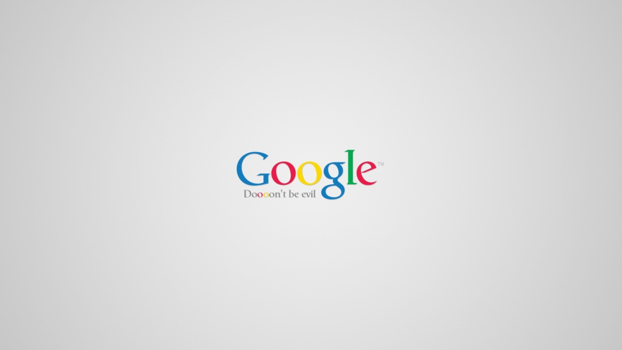 Das Google - Don't be evil Wallpaper 1280x720