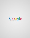 Das Google - Don't be evil Wallpaper 128x160