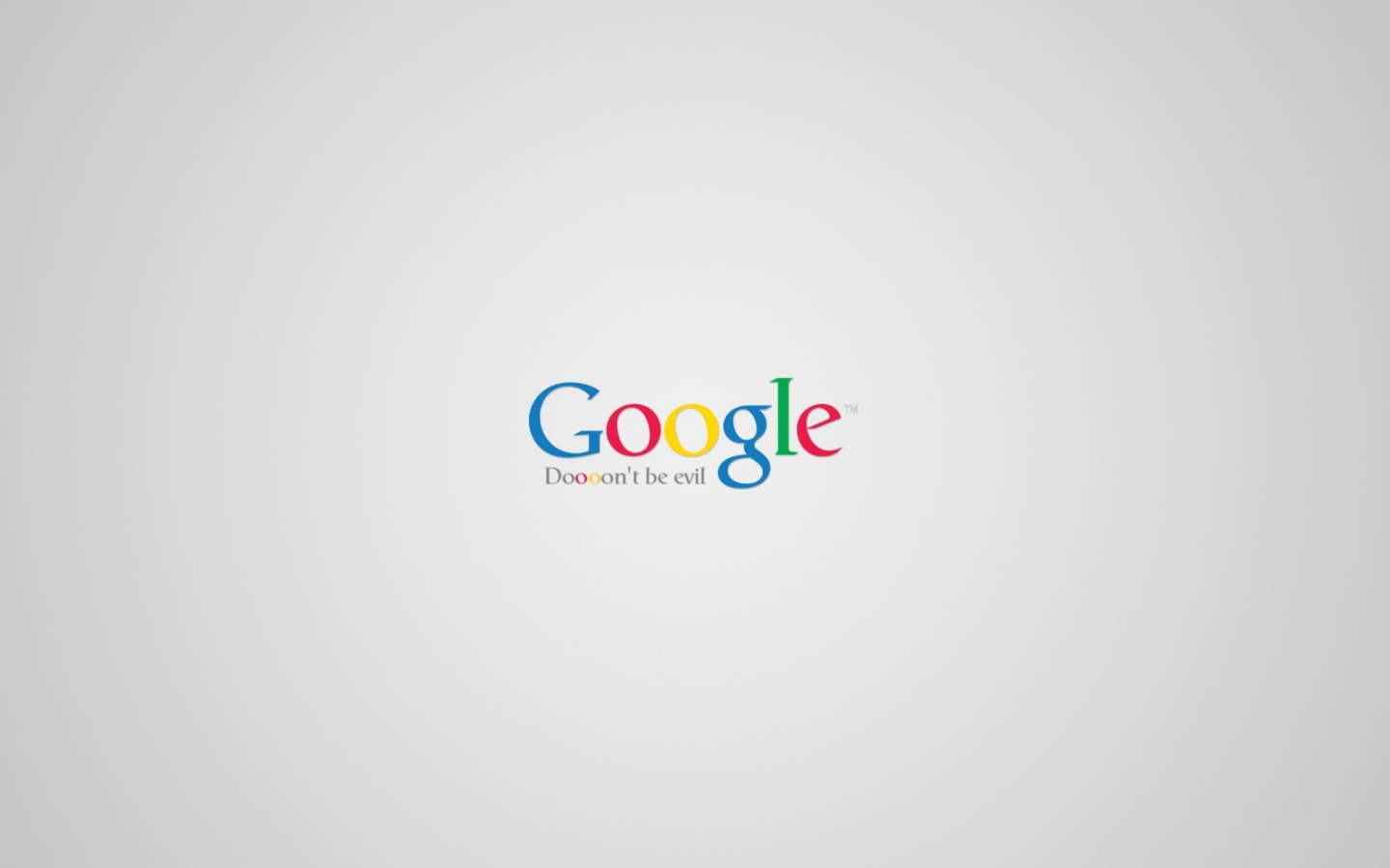 Обои Google - Don't be evil 1440x900