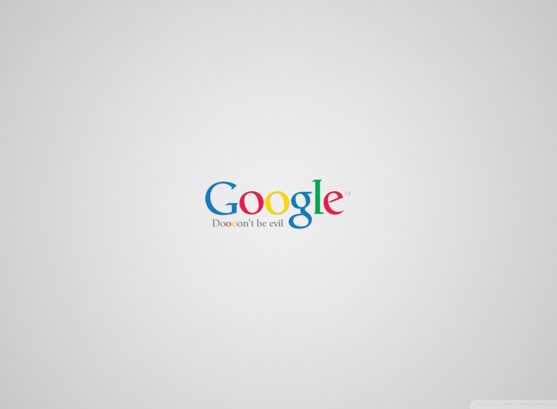 Google - Don't be evil wallpaper 1920x1408