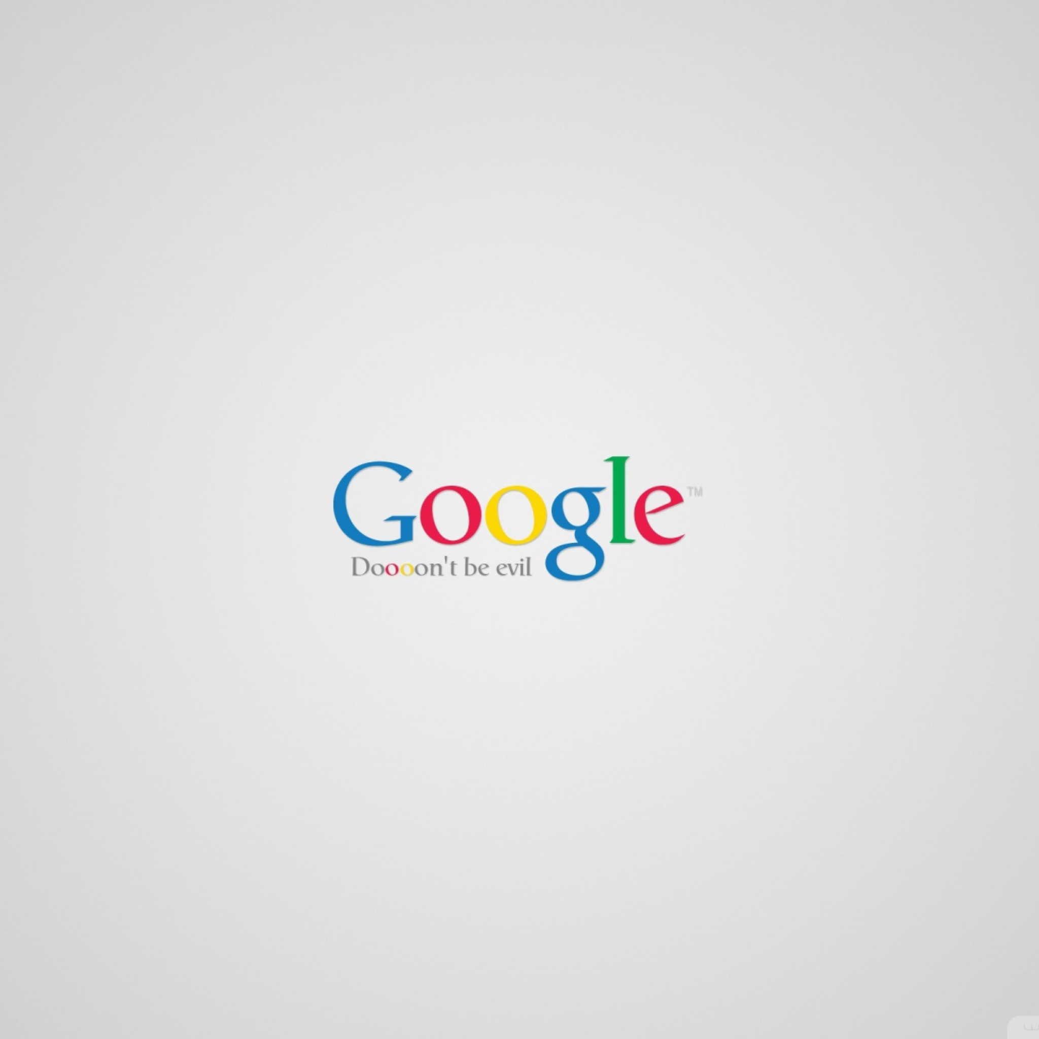 Das Google - Don't be evil Wallpaper 2048x2048