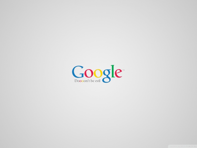 Google - Don't be evil screenshot #1 800x600